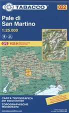 Tabacco Editrice Wanderkarten: Tabacco topographische Wanderkarte Pale di San Martino