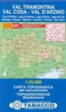 Tabacco Wandern 1 : 25 000 Val Tramontina, Val Cosa, Val d'Arzino