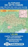 Tabacco Wandern 1 : 25 000 Altopiano dei Sette Comuni