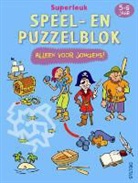 Paul de Becker - Superleuk speel- en puzzelblok - Alleen voor jongens! (5-6j) / druk 1