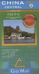 Gizi Map: China Central Geographical 1:2 000 000