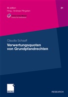 Claudia Schaaff - Verwertungsquoten von Grundpfandrechten