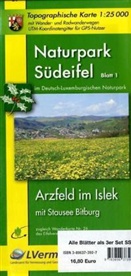 Topographische Karten Rheinland-Pfalz: Topographische Karte Rheinland-Pfalz Naturpark Südeifel im Deutsch-Luxemburgischen Naturpark, 3 Bl.