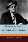 Alison M Lewis, Alison M. Lewis - Literary Research and British Modernism
