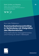 Eva J. Pfefferkorn, Eva Julia Pfefferkorn - Kommunikationscontrolling in Verbindung mit Zielgrößen des Markenwertes