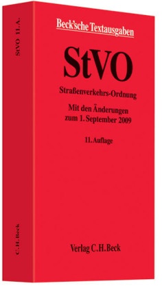 Straßenverkehrs-Ordnung (StVO) - Textausg.. Mit den Änderungen zum 1. September 2009. Einf. v. Konrad Bauer