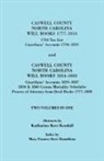 Mary Frances Kerr Donaldson, Kendall, Katharine Kerr Kendall - Caswell County, North Carolina Will Books, 1777-1814; 1784 Tax List; And Guardians' Accounts, 1794-1819 (Published With) Caswell County, North Carolin