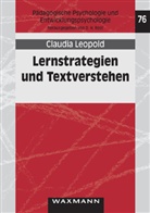 Claudia Leopold - Lernstrategien und Textverstehen