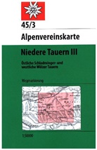 Österreichische Alpenverein, Österreichischer Alpenverein, Österreichischer Alpenverein - Alpenvereinskarten: Niedere Tauern 3. Tl.3