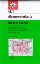 Oesterreichische Alpenverein, Oesterreichischer Alpenverein, Österreichischer Alpenverein, Oesterreichischer Alpenverein, Österreichischer Alpenverein - Niedere Tauern 1. Tl.1