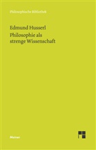 Edmund Husserl, Eduar Marbach, Eduard Marbach - Philosophie als strenge Wissenschaft