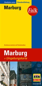 Falk Pläne: Falk Stadtplan Extra Marburg 1:16.000