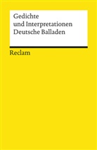 Gunte E Grimm, Gunter E. Grimm - Gedichte und Interpretationen, Deutsche Balladen