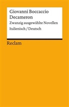 Giovanni Boccaccio, Pete Brockmeier, Peter Brockmeier - Decameron. Zwanzig ausgewählte Novellen. Italienisch/Deutsch