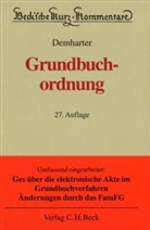 Johann Demharter - Grundbuchordnung (GBO)