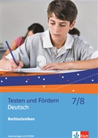 Testen und Fördern, Kopiervorlagen: Deutsch 7/8. Rechtschreiben, m. 1 CD-ROM