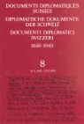 Gabriel Imboden - Diplomatische Dokumente der Schweiz - Bd. 8: Diplomatische Dokumente der Schweiz 8
