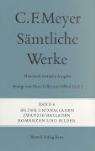 Conrad Ferdinand Meyer - Sämtliche Werke. Historisch-kritische Ausgabe - Bd. 6: Bilder und Balladen