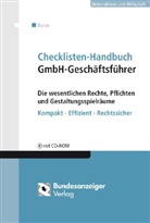 Christian Bosse, Christoph Bosse - Checklisten Handbuch GmbH-Geschäftsführer, m. CD-ROM