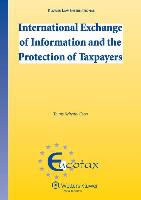 Schenk, Tonny Schenk, Schenk-Geers, Tonny Schenk-Geers - International Exchange of Information and the Protection of Taxpayers