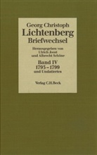 Georg Chr. Lichtenberg - Briefwechsel - Bd. 4: Lichtenberg Briefwechsel  Bd. 4: 1793-1799
