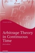 Tomas Bjork, Tomas Björk - Arbitrage Theory in Continuous Time
