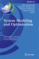 Adam Korytowski, Kazimierz Malanowski, Kazimierz Malanowski et al, Wojciech Mitkowski, Macie Szymkat, Maciej Szymkat - System Modeling and Optimization