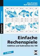 Kramp, Jör Krampe, Jörg Krampe, MITTELMANN, Rolf Mittelmann - Einfache Rechenspiele, Addition und Subtraktion bis 100
