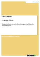 Timo Rathjens - Leverage-Effekt
