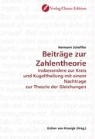 Hermann Scheffler - Beiträge zur Zahlentheorie