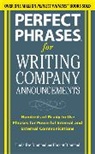 H Diamond, Harriet Diamond, L E Diamond, Linda Eve Diamond, Diamond Harriet, Diamond Linda Eve - Perfect Phrases for Writing Company Announcements