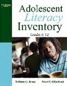 Peter Afflerbach, Peter P Afflerbach, Peter P. Afflerbach, William G. Brozo - Adolescent Literacy Inventory, Grades 6-12