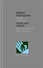 William Shakespeare, William (bers. von Frank Gnther) Shakespeare, Frank GÃ¼nther, Frank Günther - Gesamtausgabe - 39: Venus und Adonis - Die Schändung der Lucretia - Nichtdramatische Dichtungen (Shakespeare Gesamtausgabe, Band 39) - zweisprachige Ausgabe, m. 1 CD-ROM