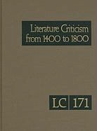 Thomas J Schoenberg, Thomas J. Schoenberg, Lawrence J Trudeau, Lawrence J. Trudeau - Literature Criticism from 1400 to 1800