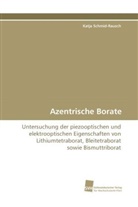 Katja Schmid-Rausch - Azentrische Borate