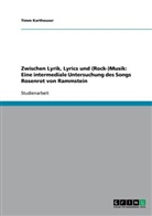 Timm Kartheuser - Zwischen Lyrik, Lyrics und (Rock-)Musik: Eine intermediale Untersuchung des Songs Rosenrot von Rammstein