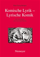 Hans-Georg Kemper - Komische Lyrik - Lyrische Komik