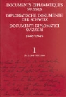 Martin Graf, Françoise Nicod - Diplomatische Dokumente der Schweiz - Bd. 1: Diplomatische Dokumente der Schweiz Band 1 1848-1865