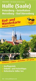 PublicPress Rad- und Wanderkarten: PublicPress Rad- und Wanderkarte Halle (Saale) - Petersberg - Geiseltalsee - Merseburg - Bad Dürrenberg