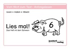 Jan Debbrecht, Pete Wachendorf, Peter Wachendorf - Lies mal! - 6: Das Heft mit dem Schwein