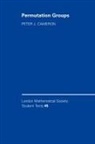 Peter Cameron, Peter J. Cameron, Cameron Peter J., J. W. Bruce - Permutation Groups