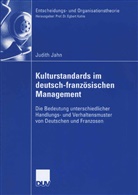 Judith Jahn - Kulturstandards im deutsch-französischen Management