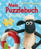 Shaun das Schaf: Mein Puzzlebuch, Badetag