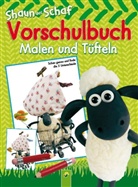 Shaun das Schaf Vorschulbuch Malen und Tüfteln
