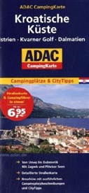 ADAC Karte: ADAC Karte Kroatische Küste, CampingKarte