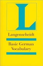 Langenscheidt Basic German Vocabulary