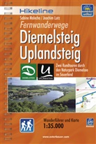 Esterbauer Verlag, Lutz, Joachim Lutz, Malech, Sabin Malecha, Sabine Malecha... - Hikeline Wanderführer Fernwanderwege Diemelsteig, Uplandsteig