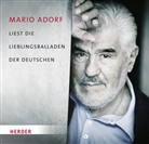 Mario Adorf - Mario Adorf liest die Lieblingsballaden der Deutschen, 1 Audio-CD (Audio book)
