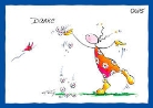 Conny Wolf - Oups Postkarte - Danke