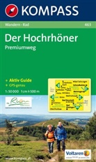 Kompass Karten: Kompass Karte Der Hochrhöner - Premiumweg
